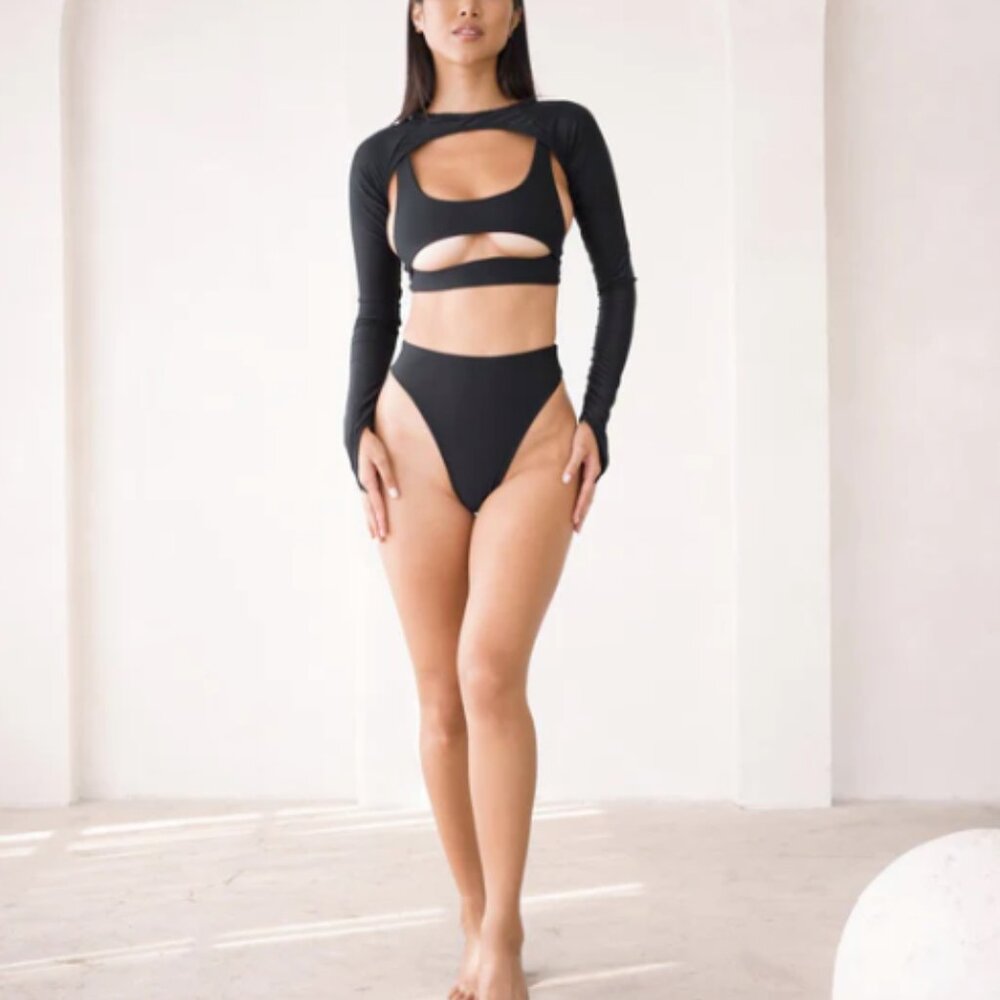 MBM Swim Wish High Waisted Bikini Bottom
